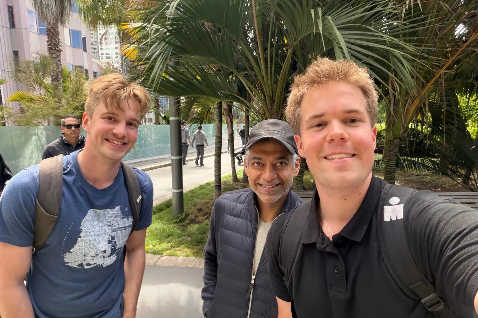 With my brother and Naval Ravikant in San Francisco